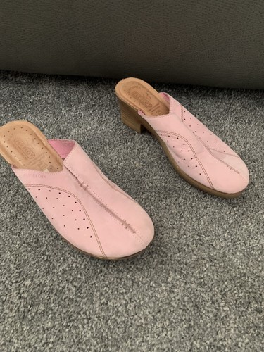 Fly flot pink leather - flot, slip-on