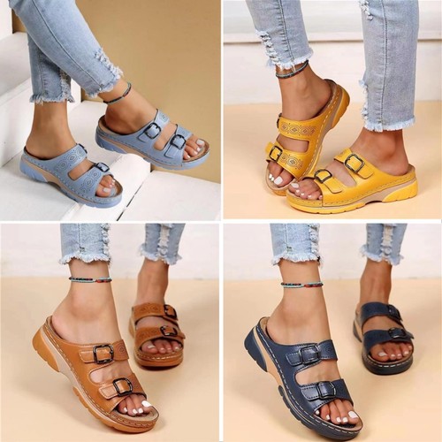 Womens wedge heel sandals - heel,