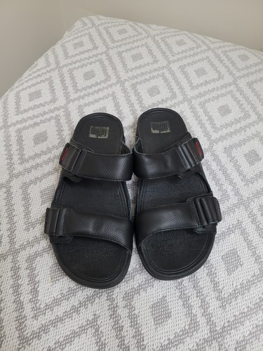 Mens black fitflop - black, adjustable